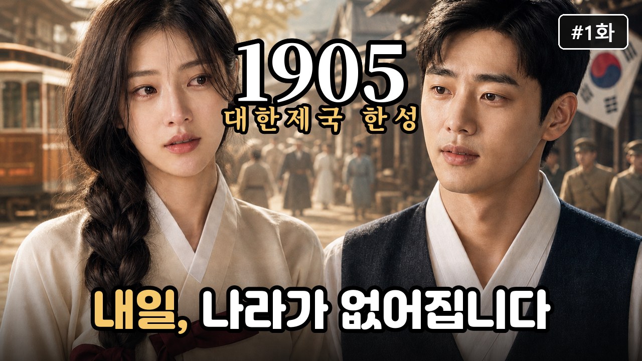 구한말 조선 1화 썸네일 — 1905 대한제국 한성, 내일, 나라가 없어집니다